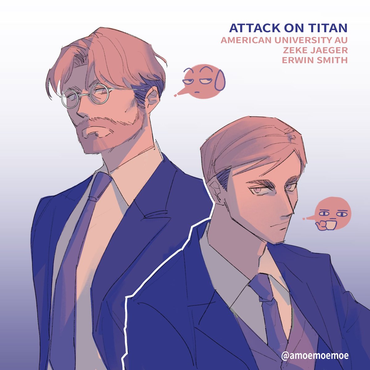 eeyoufanma's tweet photo. #AttackOnTitan #zekehan
#eremika #aruani

AU https://t.co/iA1JHRiPuF