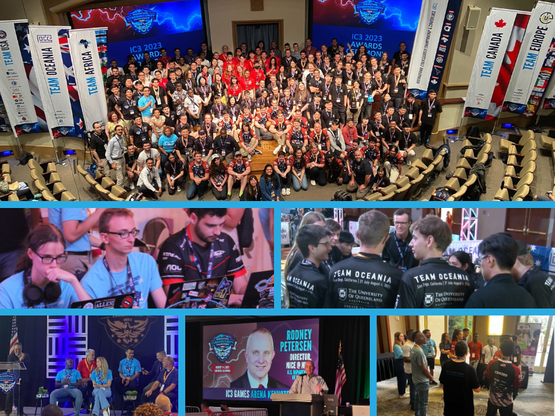 IC3Games2023 (@ic3games2023) on Twitter photo IN THE NEWS: International Cybersecurity Championship & Conference (IC3) #ic3games2023 showcased #cybersecurity talent while also fostering global cooperation and positive #sportsmanship. READ: hubs.li/Q01_rk3Z0
<a href="/NICEcybercon/">NICE Conference</a> <a href="/CISAgov/">Cybersecurity and Infrastructure Security Agency</a> <a href="/enisa_eu/">ENISA</a> IN THE NEWS: International Cybersecurity Championship & Conference (IC3) #ic3games2023 showcased #cybersecurity talent while also fostering global cooperation and positive #sportsmanship. READ: hubs.li/Q01_rk3Z0
<a href="/NICEcybercon/">NICE Conference</a> <a href="/CISAgov/">Cybersecurity and Infrastructure Security Agency</a> <a href="/enisa_eu/">ENISA</a>