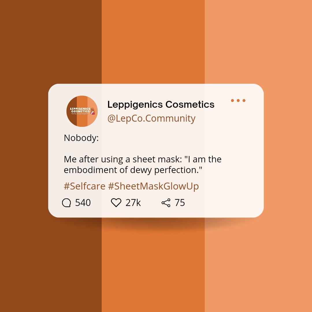LeppiCommunity's tweet photo. 𝑨𝒍𝒘𝒂𝒚𝒔 𝒇𝒆𝒆𝒍𝒊𝒏𝒈 𝒍𝒊𝒌𝒆 𝒂 𝒃𝒓𝒂𝒏𝒅 𝒏𝒆𝒘 𝒑𝒆𝒓𝒔𝒐𝒏 𝒂𝒇𝒕𝒆𝒓 𝒂 𝒇𝒂𝒄𝒆 𝒎𝒂𝒔𝒌😂🧸

#skincare #sheetmaskglowup #skincarebrand #fyp #foryoupage #viralpost https://t.co/2YChd2XroA