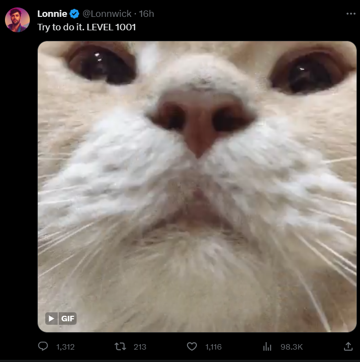 Peace_0ut1's tweet photo. @Lonnwick did it lol https://t.co/013YNSleDp