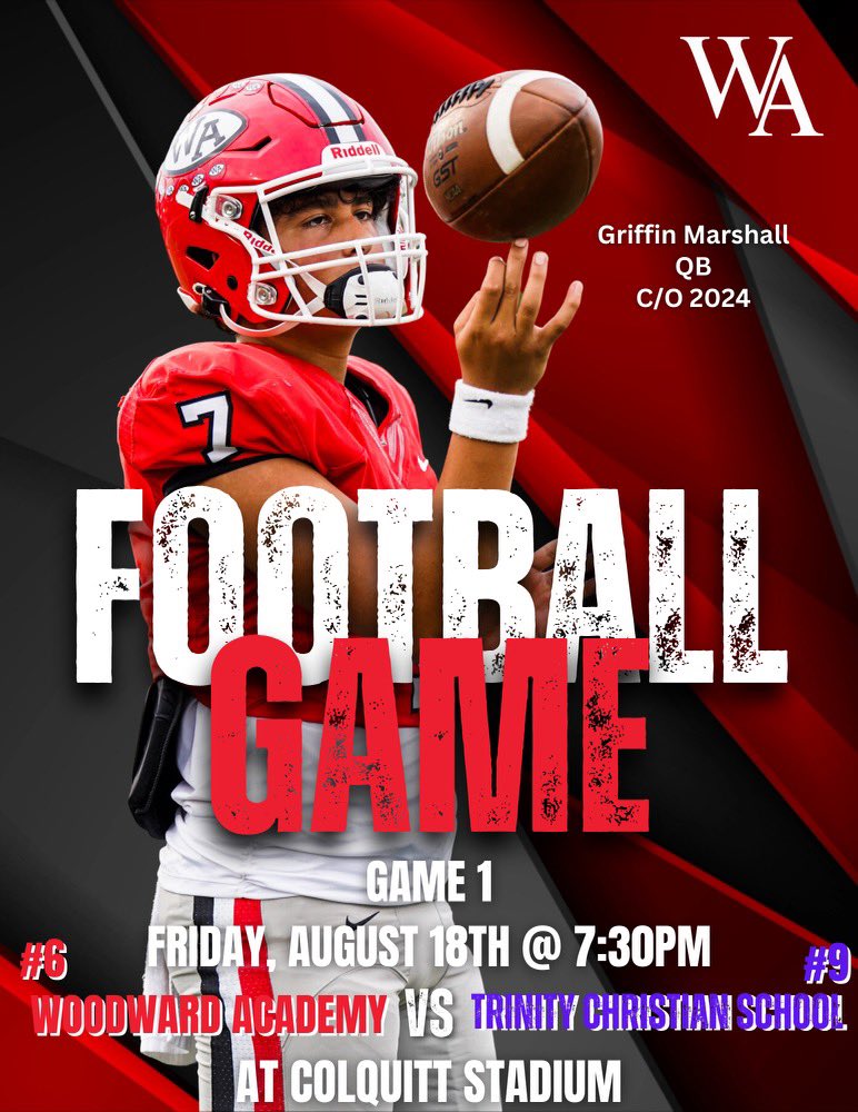 GameDay! 🏈 @football_tcs Vs @WAWarEagles 🏟️ Colquitt Stadium ⏰ 7:30pm 🎟️ gofan.co/event/1044123?… 💻 @WALive_Woodward @MaxPreps @AJCsports @GPBsports @itgnext_georgia @GHSFdaily @HSFBamerica