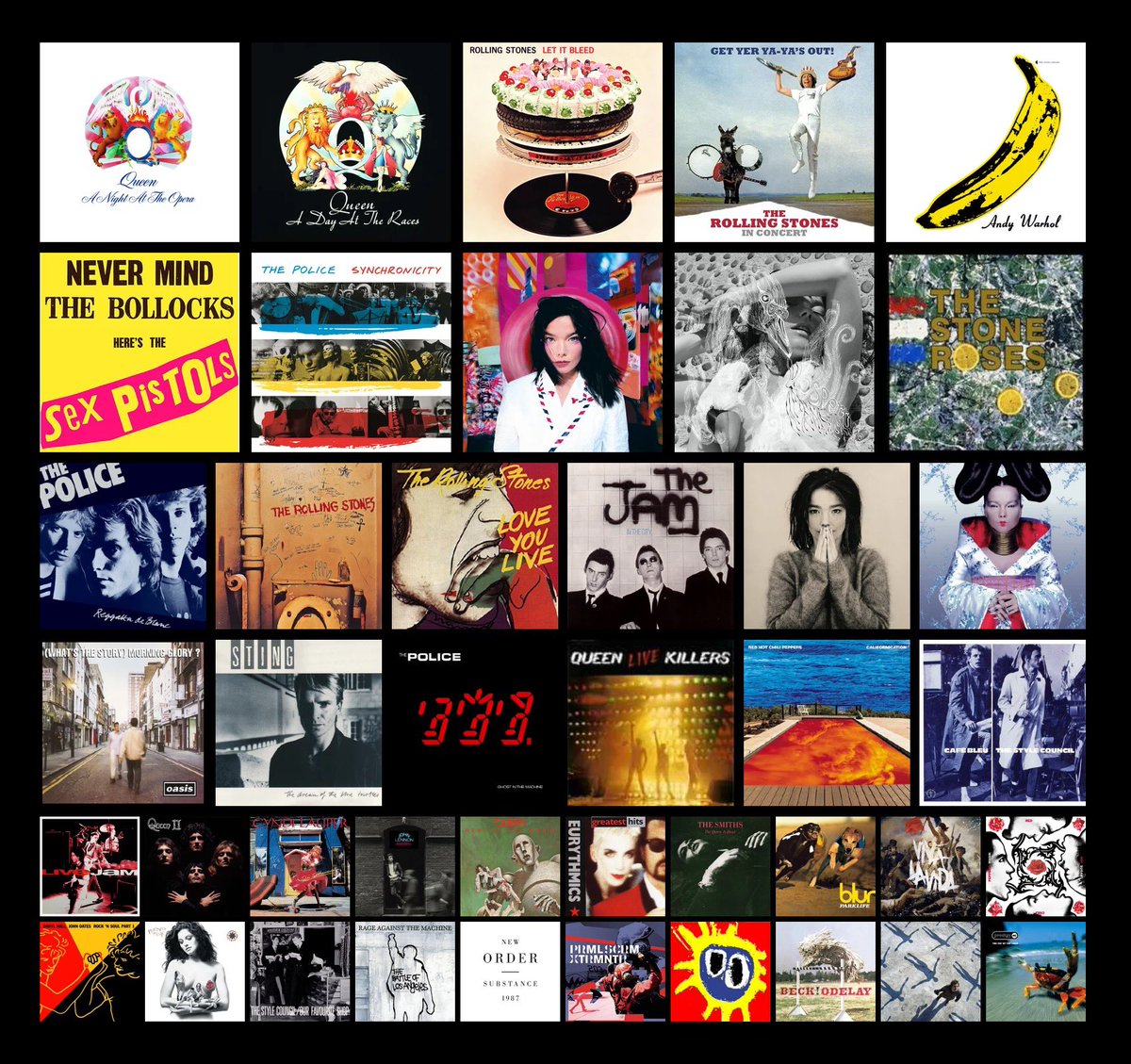 yamazon1969's tweet image. 邦楽版と洋楽版
選ぶの難しかったけど色々と振り返りながらで楽しかった。漏れた作品多数有り。

#私を構成する42枚