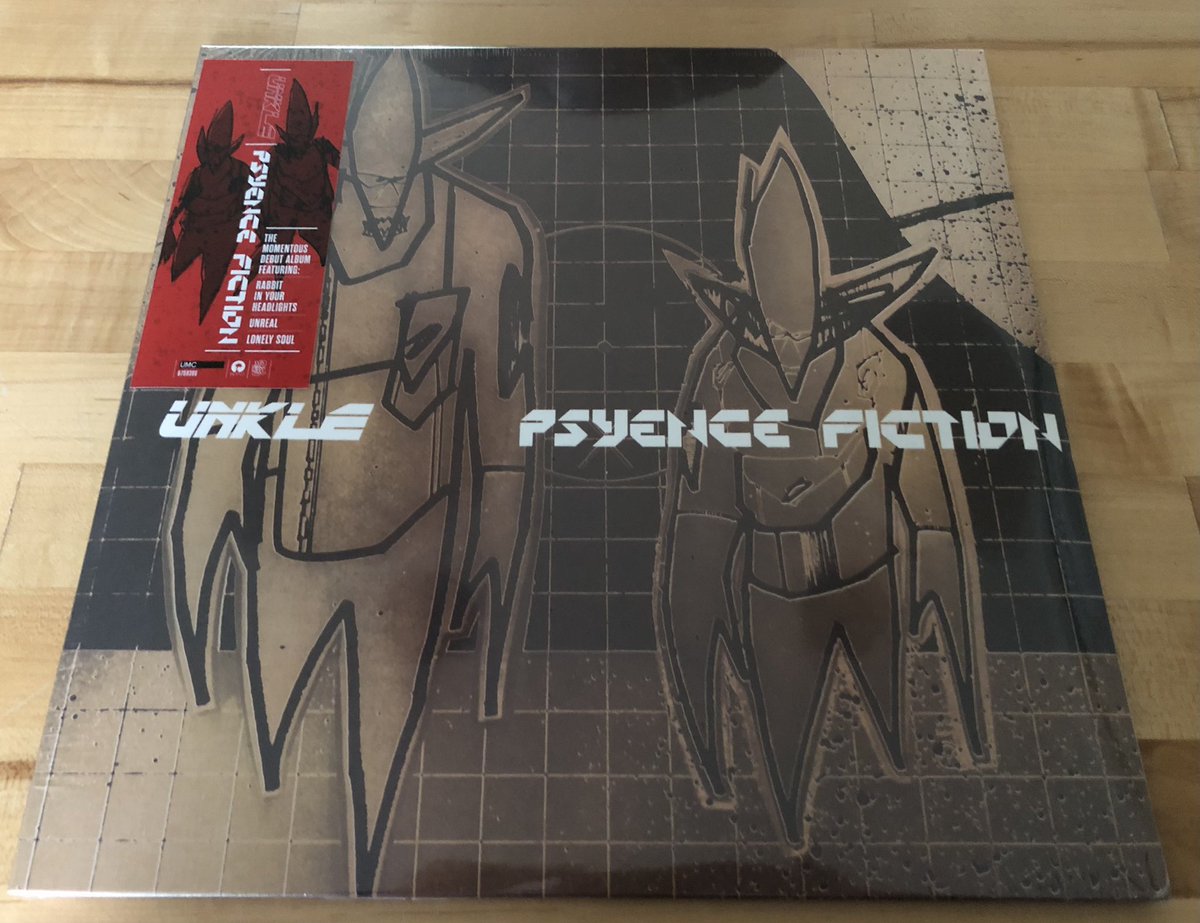 Bought this college-era classic with a gift card and just realized that it turns 25 (!) next week. UNKLE - Psyence Fiction (1998)