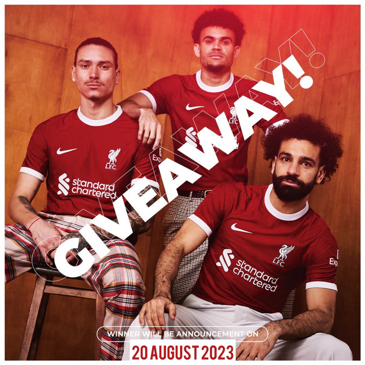 🚨 FREE GIVEAWAY TIME! 🚨

If Jota scores first vs Bournemouth tomorrow, we’ll give away a 23/24 #LFC shirt to 1 follower!

HOW TO ENTER 👇

- LIKE + RT this tweet
- Follow <a href="/Watch_LFC/">Watch LFC</a> + <a href="/TheKopWatch/">The Kop Watch</a>
- Tag 1 person in the comments 

Winner will be announced 8pm Sunday BST ❤️