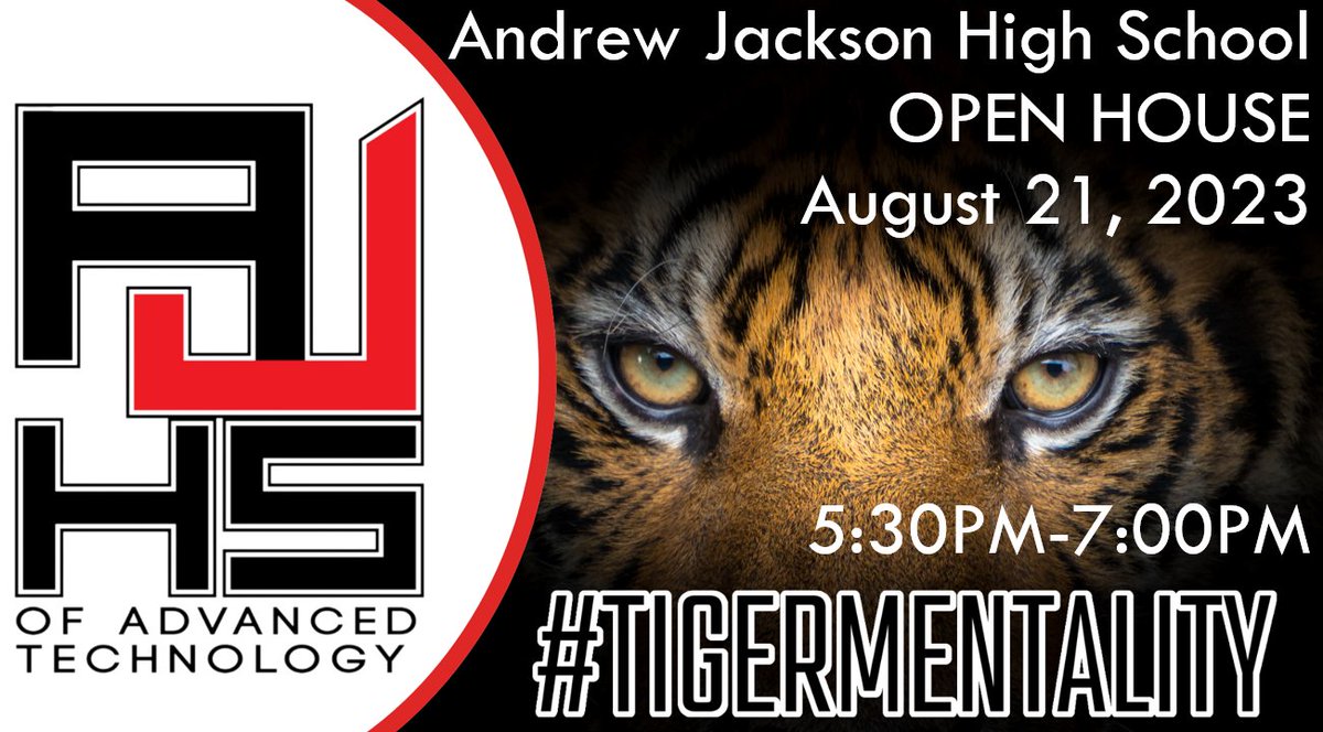 AJHS Open House, 8/21/23, 5:30PM