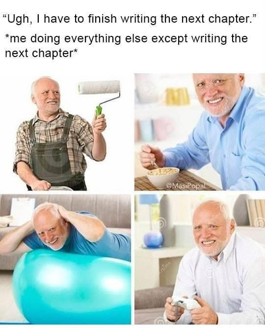 roadmapwriters's tweet image. Sweeping, making coffee, shingling the roof...😂 #FridayFunny #AmWriting #WritingCommunity