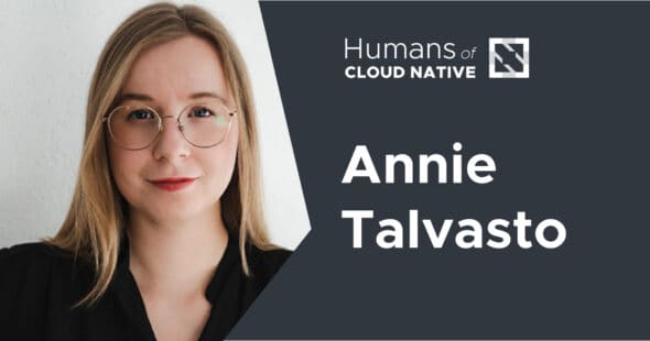 CloudNativeFdn's tweet photo. It's #HumansofCloudNative Friday! This week we're recognizing @AnnieTalvasto β who talks about the important topics of being 'technical enough', overcoming imposter syndrome, and embracing diverse backgrounds for a stronger community πͺ
Read more: https://t.co/YdkwNzgXuq https://t.co/jeSfc0fPl2
