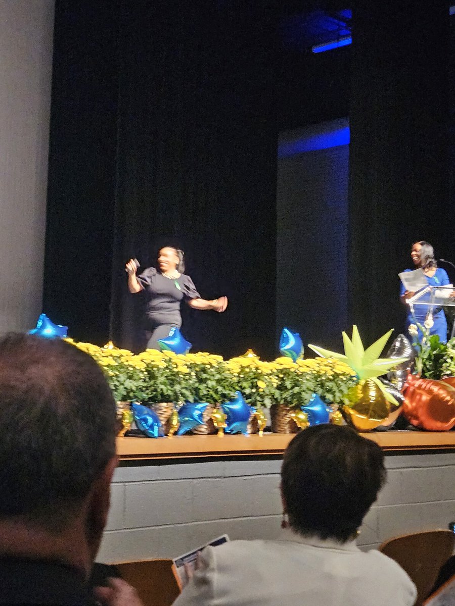 Michele Stansbury is honored for her hard work in BCPS with a Standards of Excellence Award