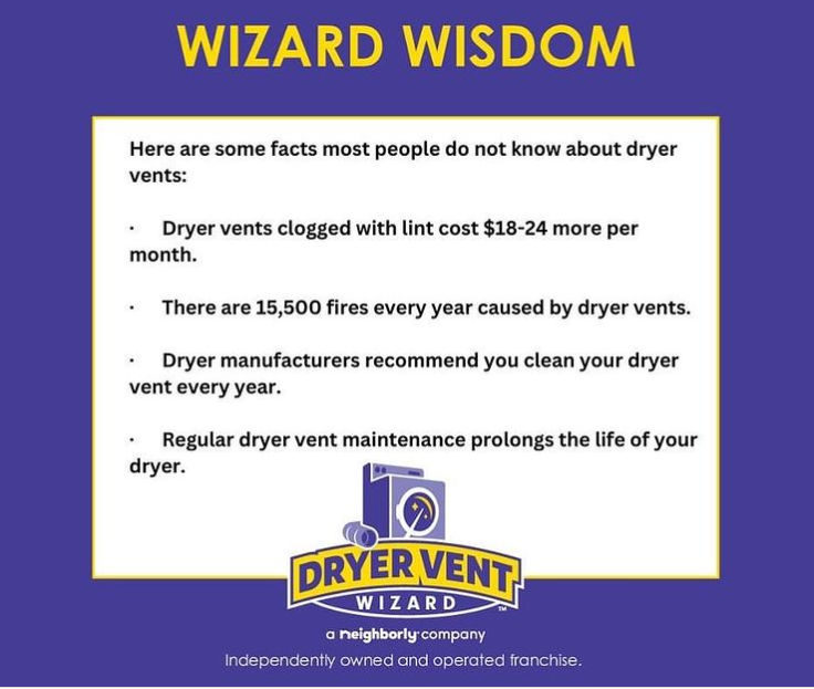 DryerVentWizNJ's tweet image. Facts you may not know...

#wizardwisdom #hireapro #hireanexpert #dryerventcleaning #neighborly #hirethebest #specializedservice #NJ #centralNJ #monmouthcounty #holmdel #tintonfalls #oceanNJ