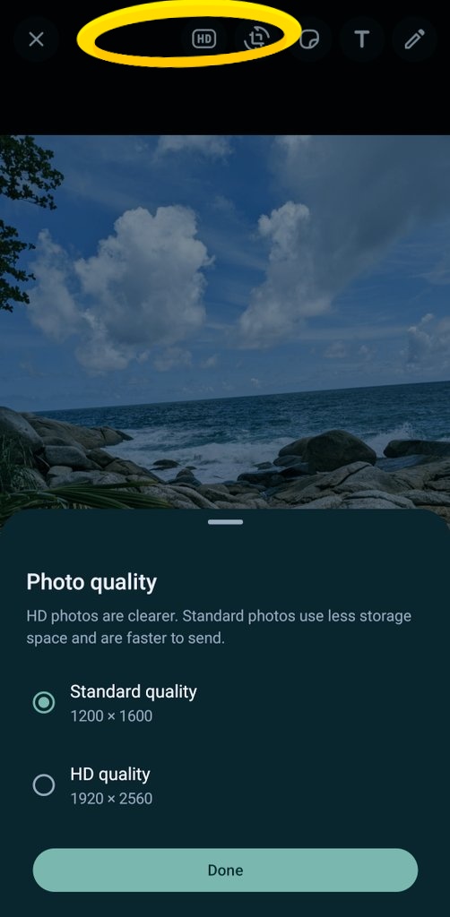 WhatsApp rolled out the feature of sending HD photos.

#WhatsApp #HDPhotos