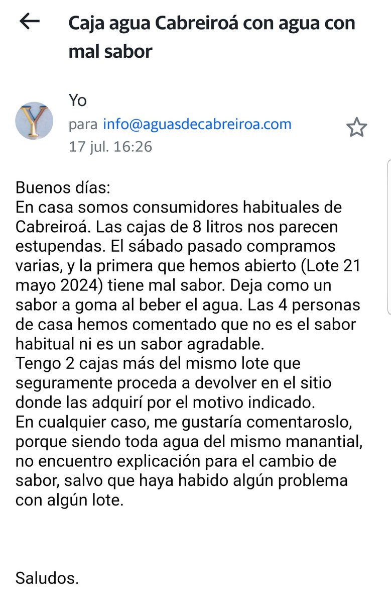 1Bolboreta's tweet photo. @cabreiroa ¿Esto cómo va? ¿Me tengo que cabreiroar para que me contesteis al correo? 🤔 https://t.co/2ijWRtzVJd