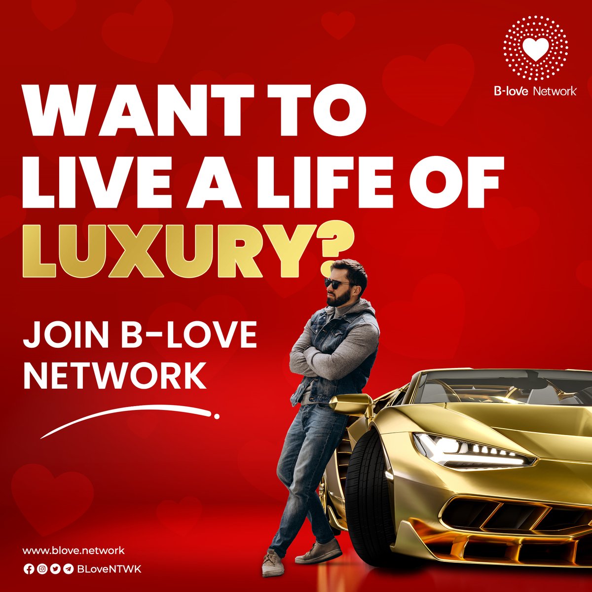 Want to have a life of #luxury ?
Unlock Your Luxurious #DREAMS Today with B-Love Network!
Transform your #smartphone into a portal to prosperity,
simply tap to earn your daily income effortlessly!💰
Download #blovenetwork now 
apps.apple.com/ae/app/blove-n…
play.google.com/store/apps/det…