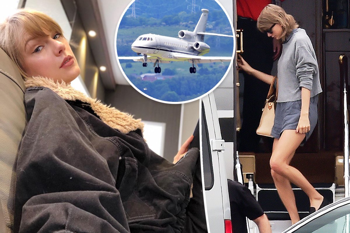This is Taylor Swift. Taylor is concerned about climate change. Her private jet emits more carbon in a single trip than your car in your entire lifetime (and that jet flew more than 200 times last year), but it's your car that's causing climate change 🤡