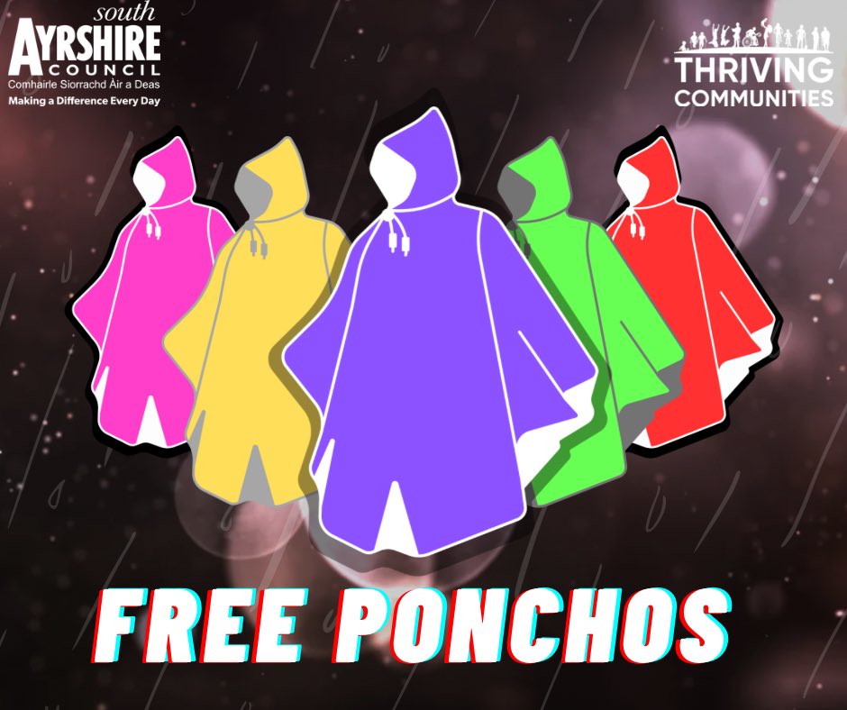 BOUNCE FESTIVAL 2023 🔥

Worried about a spot of rain tomorrow? 

We have enough free ponchos for everyone attending tomorrows event on the off chance we experience a bit of typical Scottish weather! 

We look forward to seeing you all tomorrow 🤩
#sasummer23 #ThrivingCommunities