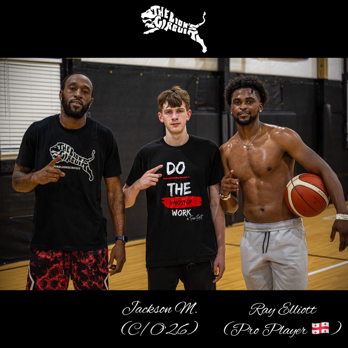 TheLionsCircuit's tweet photo. A True D1 prospect and a True Professional Athlete.  Y’all killed the workout, as expected! We got some quality reps and tweaked a few things.  Be sure to follow and Support Jackson M.(@J_B_McIntyre3 ) at Tulsa Union this coming yr.  He’s a Sophomore with a crazy, high ceiling & Ray Elliott(@RayQuanElliott ) as he’s preparing for a successful season overseas in Batumi, Georgia 🇬🇪 Ray is a monster 🦁 
Come get it in with these guys and a lot of other talent, Aug 26/27th @ the #AspireToInspire Elite skills camp!  I can’t wait!
#TheLionsCircuit #IndividualTraining  #SkillDevelopment #SkillEnhancement #NBA #EuroLeague #NCAA #D2 #JUCO #NAIA #BallIife