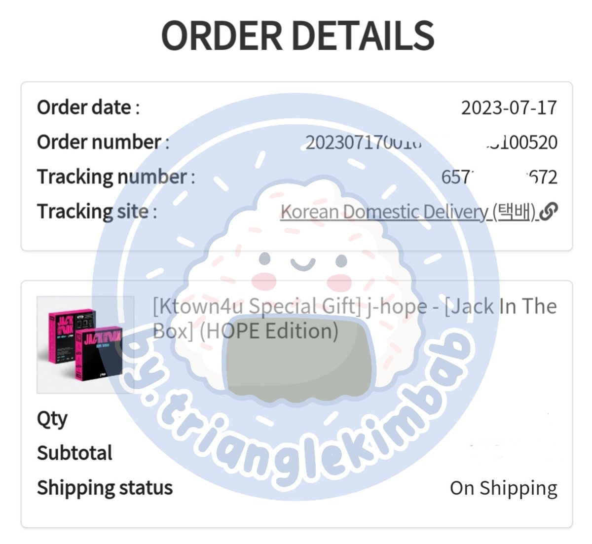 wts jack in the box - jhope album ktown 1 pcs
DP harga bersih korea: 175k (boleh cicilan)

est shipping tax 74-95k (tergantung berat album nanti) dibayar di indo
album sudah otw wh korea hari ini

ada grup wa, dom jateng
fix order = masuk grup

t. wts bts hoseok hobi