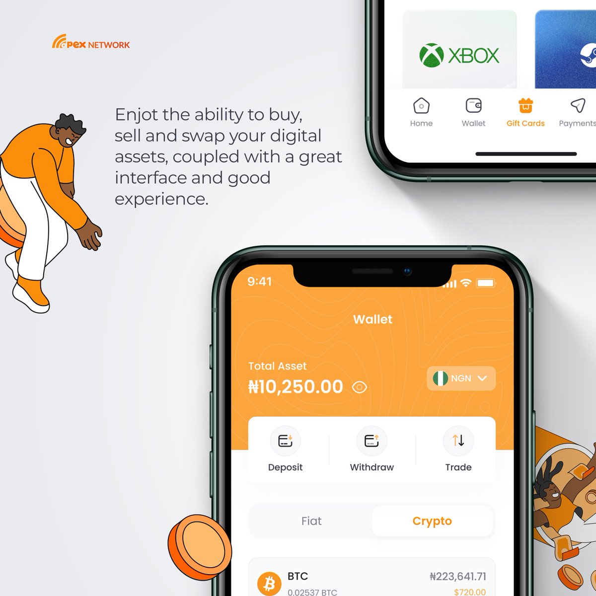 useapexnetwork's tweet photo. We're in a new era, where trading your digital assets and gift cards will be more seamless.

Get ready for Apex V3.0💯💯💯

Anticipate!

#Apexv3 #apexnetwork #crypto #cryptocurrency #giftcard #finance #tech #app #explore. https://t.co/vChGy70CPw