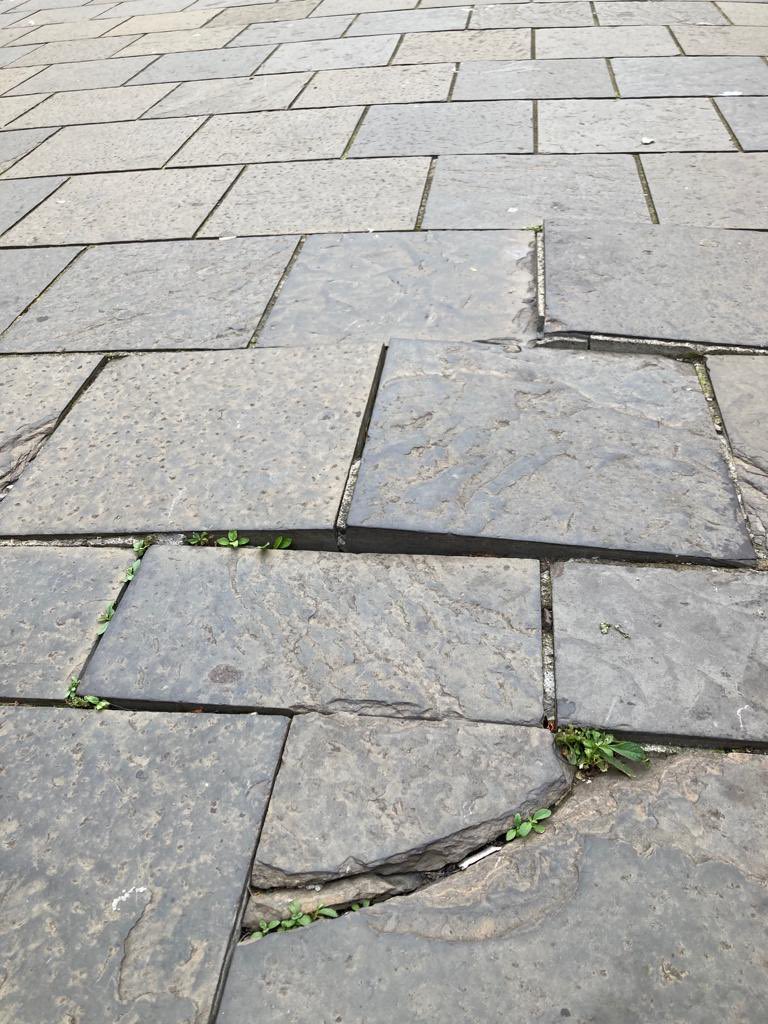 GarnethillCC's tweet photo. @euancx @langoo @PSOSGreaterGlas @GarnethillMCC We genuinely don’t want to exclude anyone. I wouldn’t have believed it was so bad before going and standing in one area for 40 minute- really gave me a fresh perspective. Any other ideas? Something needs done…photos of paving on central section https://t.co/o8MQgHPiBO