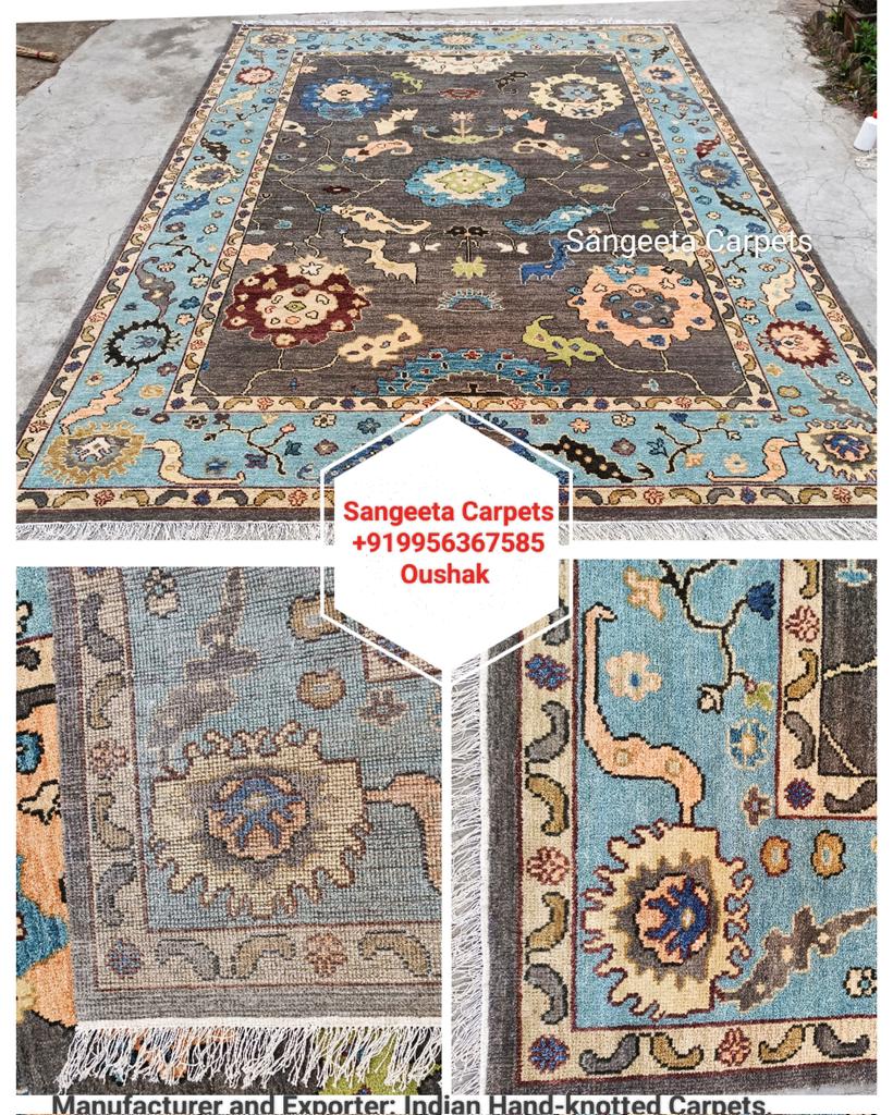 Oushak Handknotted rugs
SANGEETA CARPETS
 Bhadohi,India 
#rugs #manufacturers #Carpet #carpets #Sales #flooring #art #interiors #interior #Persian #handmade #colorful #design #vintage #antique #wool #antiques #Bhadohi #artwork #oushak #modernart #moderndesign #Trending #artist