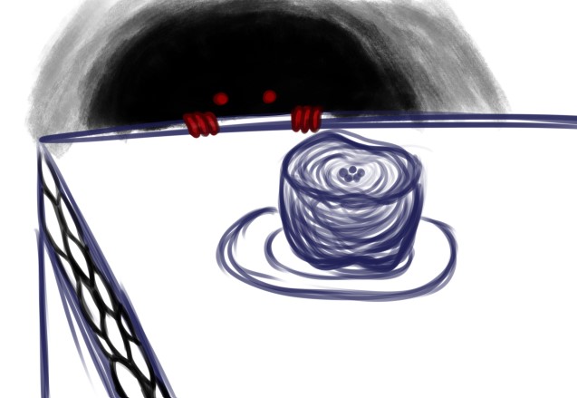 earthworms_worm's tweet photo. ~ Apple Thief ~

He prefers apples that are cut in half though, so if you've got unsliced apples, you'll be fine :)
#apple #thief #creature #cryptid https://t.co/Er5RYvUMmp