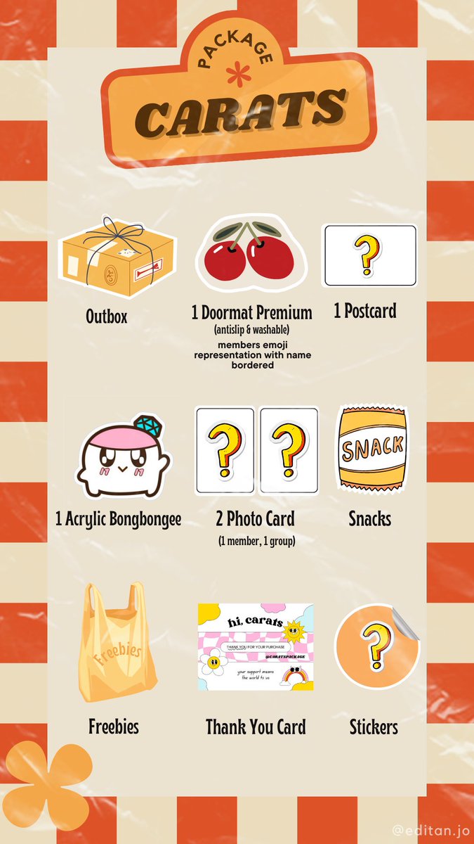 [PRE-ORDER] CARATSPACKAGE
FANMADE GOODS &amp; MERCH (OFFICIAL PC INCLUDED)

✅ Premium Goods
✅ Official PC
✅ Shopee / Manual
✅ DP/FULLPAY

🔗 forms.gle/RkMnYFe8xEkMiR…

want to sell svt fanmade merch