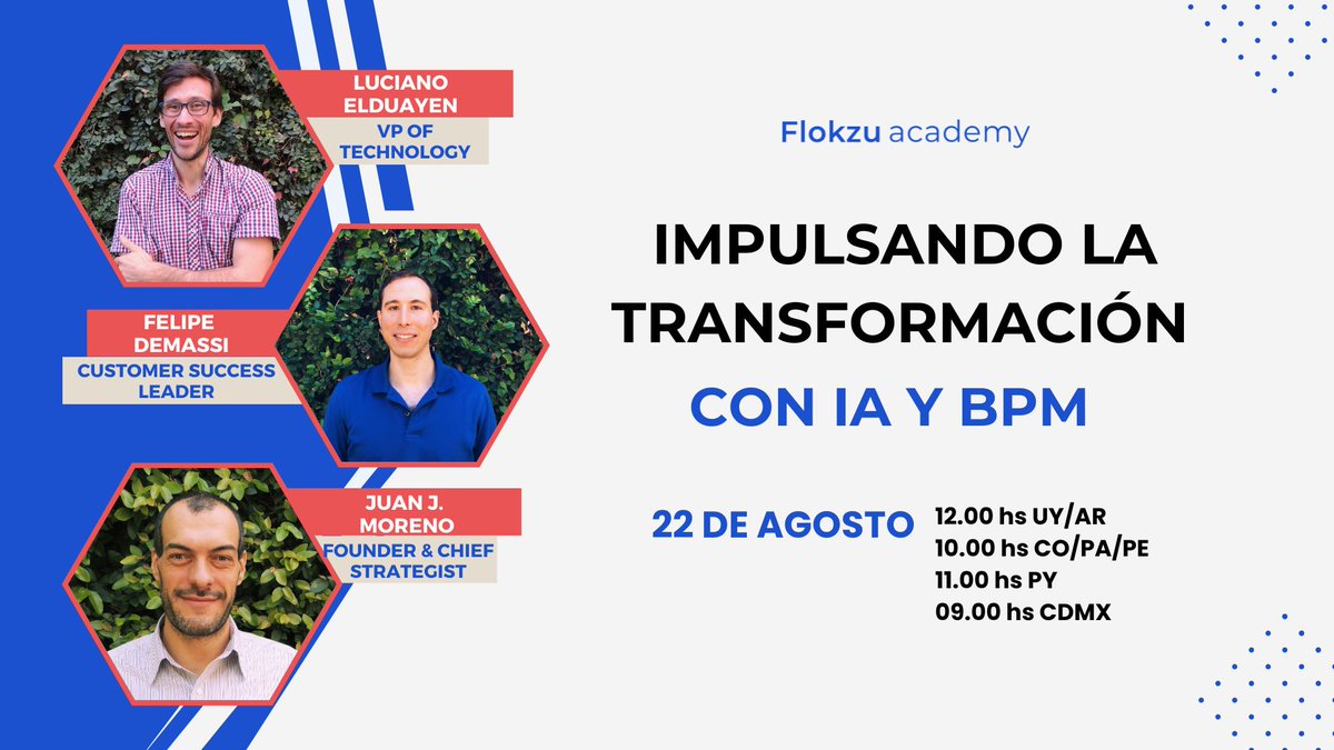 Forma parte de nuestro próximo Panel, donde expertos del área Tecnología, Customer Success y Estrategia discutirán la importancia de la implementación de este tipo de herramientas y mostrarán un caso práctico.

Guarda tu lugar ahora, aquí: lnkd.in/dBRtmHGK