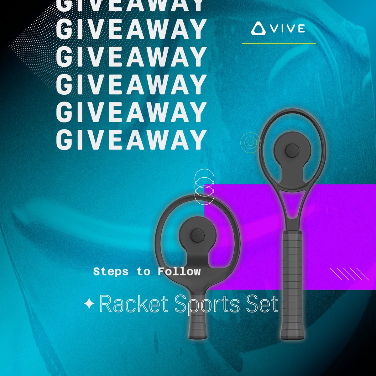 With our Self-Tracking Tracker releasing soon, the Racket Sports Set is a must-have accessory for realistic play! 🎾

Entering this giveaway is easier than returning a serve from Serena Williams on the court. 🤪

Simply repost this and you're entered for a chance to win! 🏆

#VR