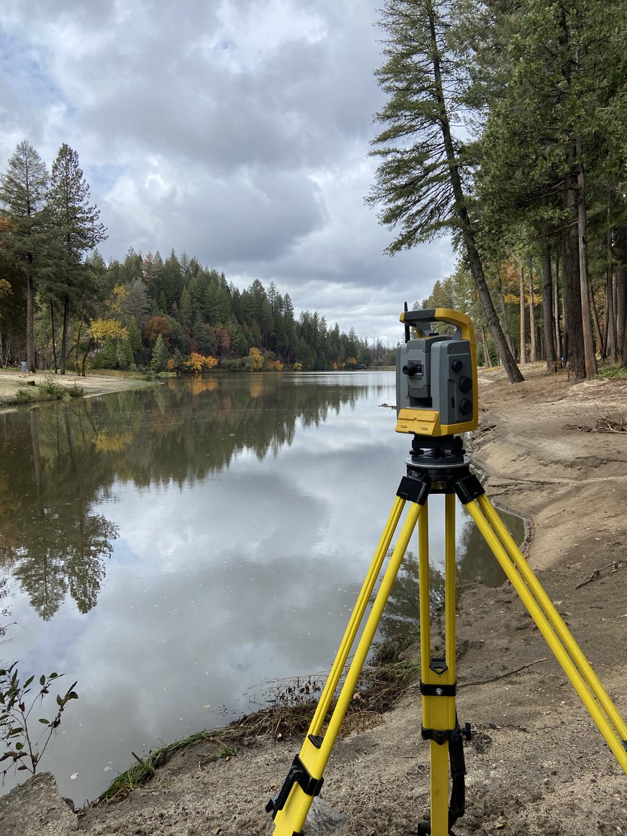 Photo from the Field: Our team member took in the scenery while surveying property lines for fire remediation projects in Berry Creek, California.
