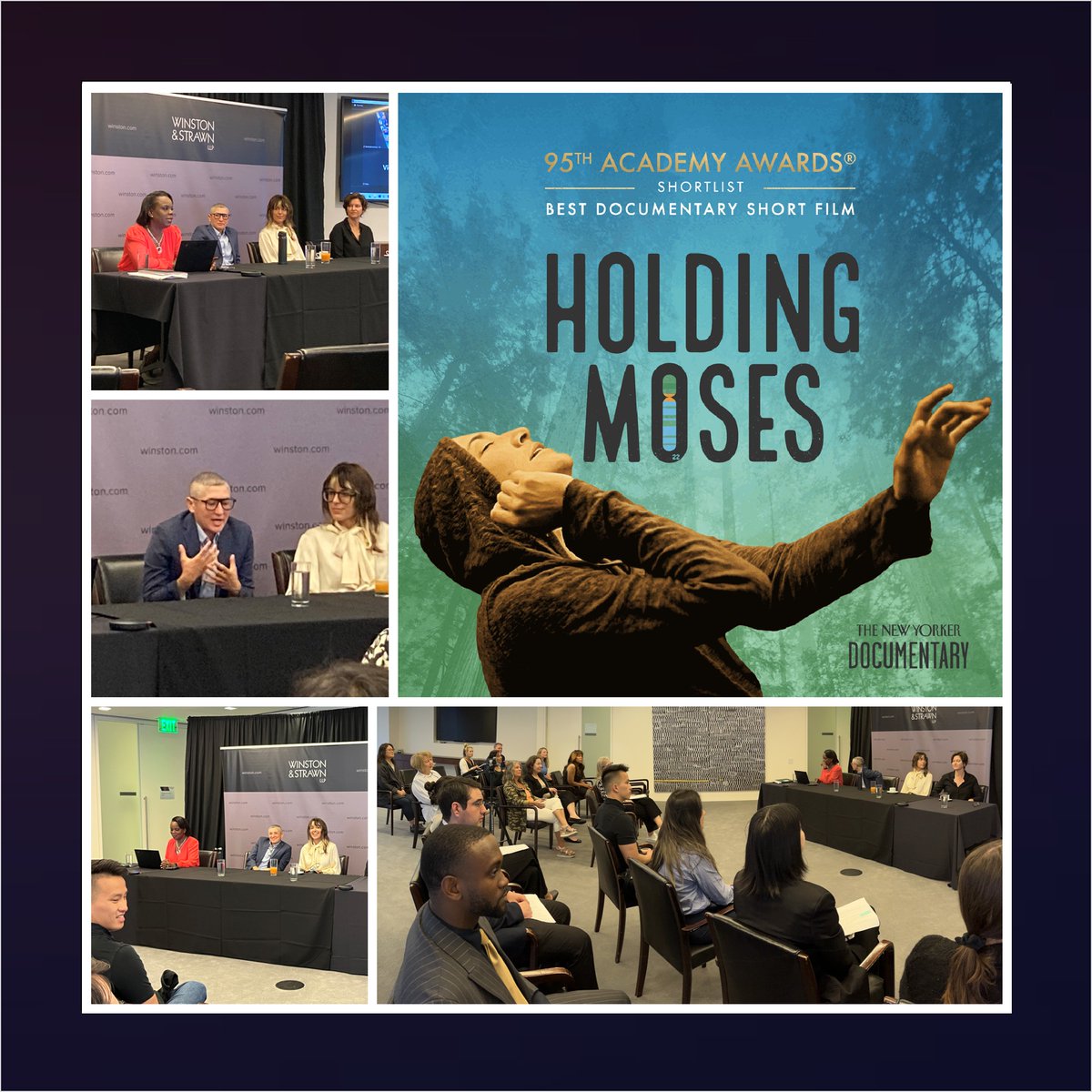 Sending thanks to <a href="/WinstonLaw/">Winston & Strawn LLP</a> who recently hosted us for a special screening of our short doc film <a href="/HoldingMoses/">HoldingMoses</a>. We had a good experience and appreciated the heartfelt feedback. 💚 If you're interested in bringing the film to your company, get in touch: franklyspeakingfilms.com/#contact-us