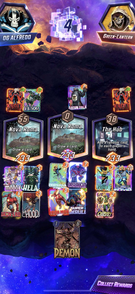 Dr_papi2901's tweet photo. When your opponent big Knull &amp; Arnim Zola goes wrong 🤣🤣🤣 https://t.co/kvP8kcXsoM
