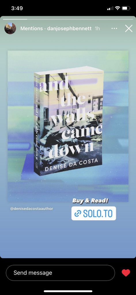 And the Walls Came Down is finally available in the UK!  
solo.to/denised