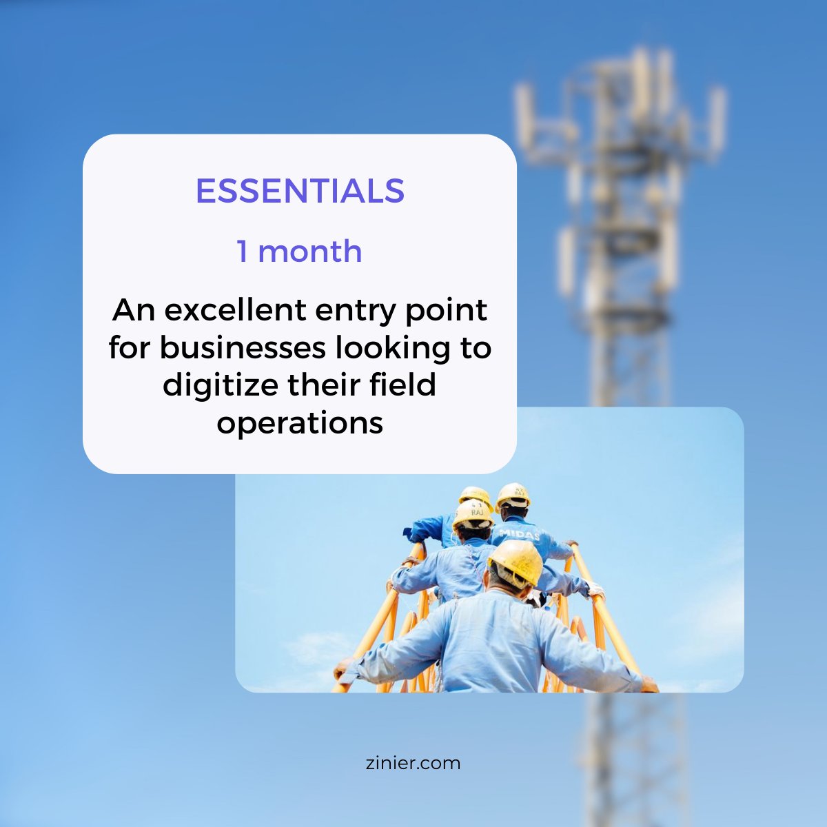 zinier's tweet image. Unleash efficiency with Zinier&apos;s Accelerator solution package! 🚀 Optimize operations, boost performance, and handle Work Orders, Workforce, Scheduling, and KPIs with ease. Discover the full potential now! 

To find out more, visit: buff.ly/3OEqp5W 
#ZinierAccelerator