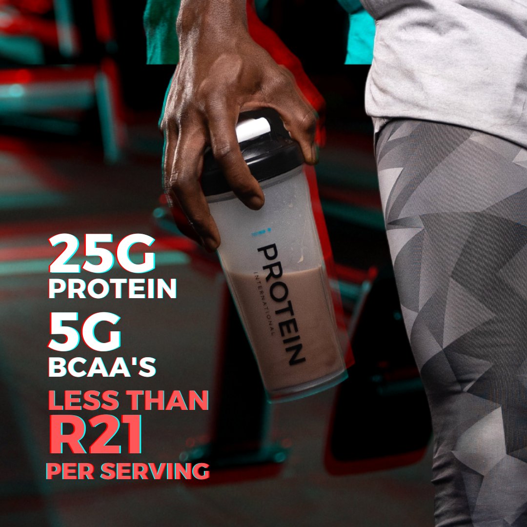 iprotein_sa's tweet image. Indulge in the goodness of Choc Whey Protein! 🍫🥜 Our grass-fed Whey Protein packs a punch with over 25g of Protein and 5g of BCAAs per serving. 

🌱 Sourced from grass-fed origin
💰 At just R21.00 per serving, it's cheaper than cappuccino!

👉 i-protein.co.za

#iprotein