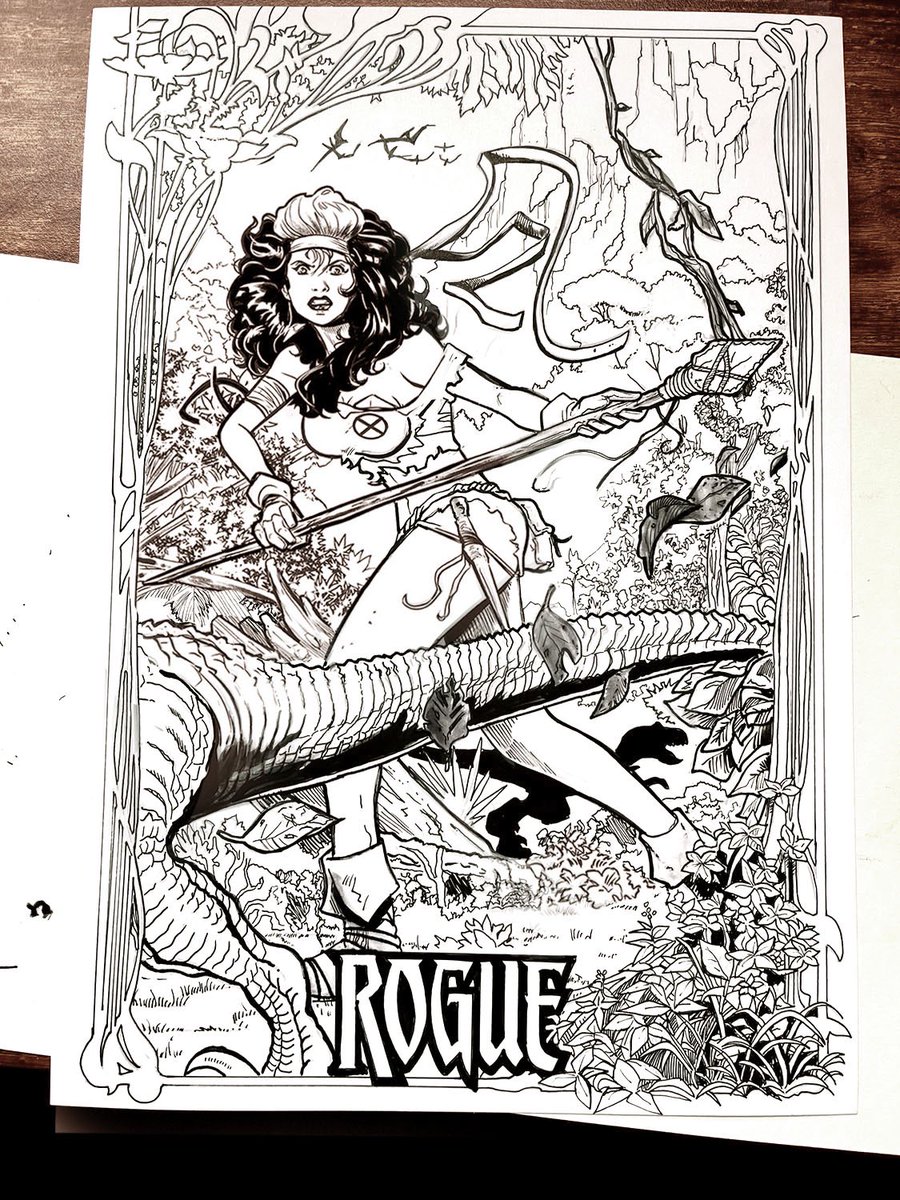 Danielofmaine's tweet photo. COMMISSIONED WORK: ROGUE #marvel #rogue #titania #picara #annamarie #xmen #xmencomics #marvelcomics #mcu #mutant #blueteam #savageland #latierrasalvaje #mutantandproud #xmenmutants #traditionalinks #clevergirl #manualinks #copics #commission https://t.co/MKdY5ddayd