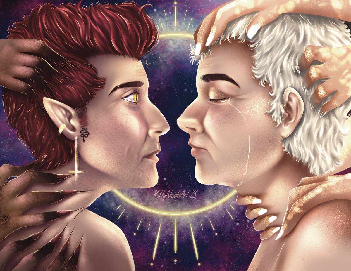 𝒮𝒶𝓎 𝓎𝑒𝓈 𝓉𝑜 𝐻𝑒𝒶𝓋𝑒𝓃
𝕊𝕒𝕪 𝕪𝕖𝕤 𝕥𝕠 𝕄𝕖
.
#GoodOmen2 #goodomens #Crowley #Aziraphale #ineffablehusbands #aziracrow #gos2 #procreate