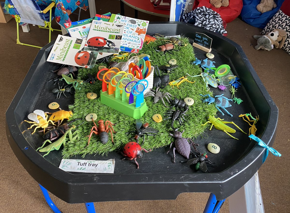 MrsShearer4's tweet photo. Mrs Shearer is looking forward to welcoming the new Primary 1 children on Monday. 😁 The toys are also waiting patiently to meet them! #firstdayofschool #newterm @StMarksIrvine @st_marks_eyc ❤️💛❤️ https://t.co/bOjD24eLQB