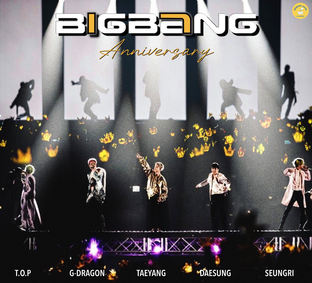Happy 17th Anniversary BIGBANG! 💛💛💛💛💛

BIGBANG 17 UNTIL WHENEVER
#17YEARSWITHBIGBANG
#BIGBANG #빅뱅  
<a href="/YG_GlobalVIP/">BIGBANG GLOBAL VIP</a>