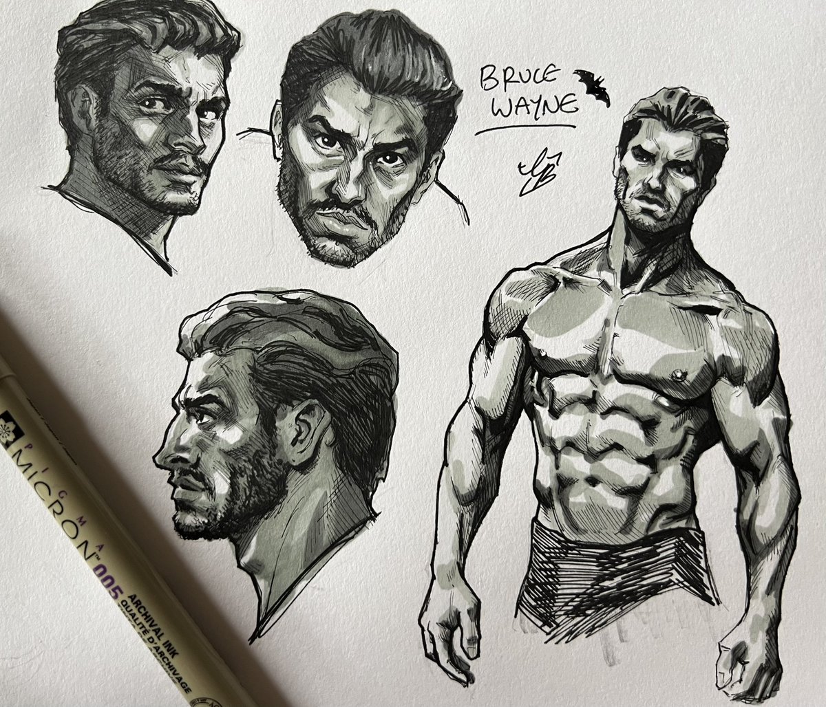 IsiahBotelho's tweet photo. Concept sketches of Bruce and Selina
#batman #catwoman #sketch https://t.co/YweTHjUfDU