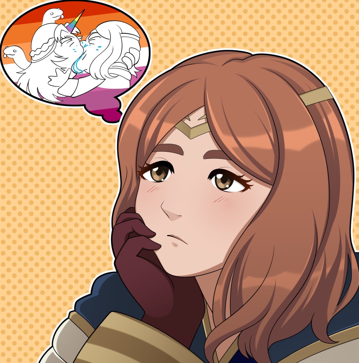 「can't think straight #FEHeroes 」|Phoebeのイラスト