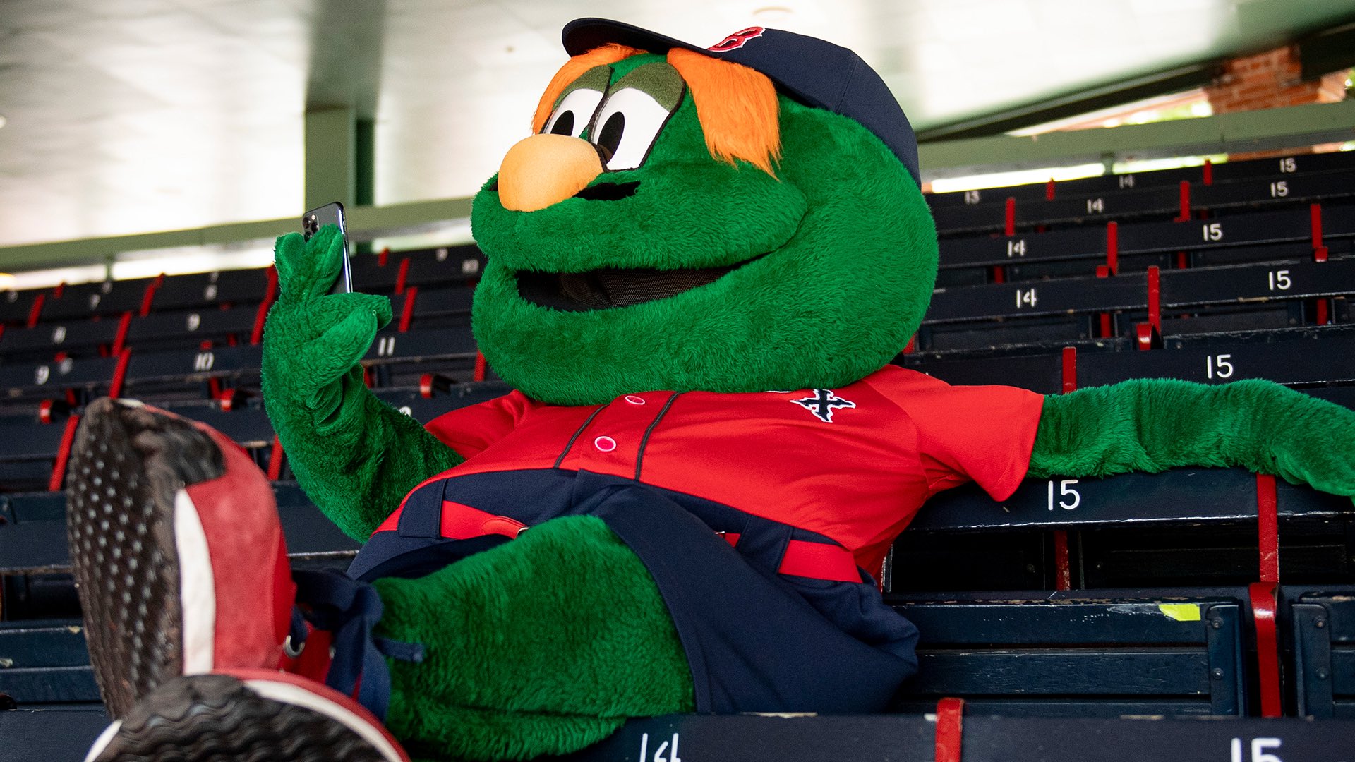 boston red sox mascots wally the green monster