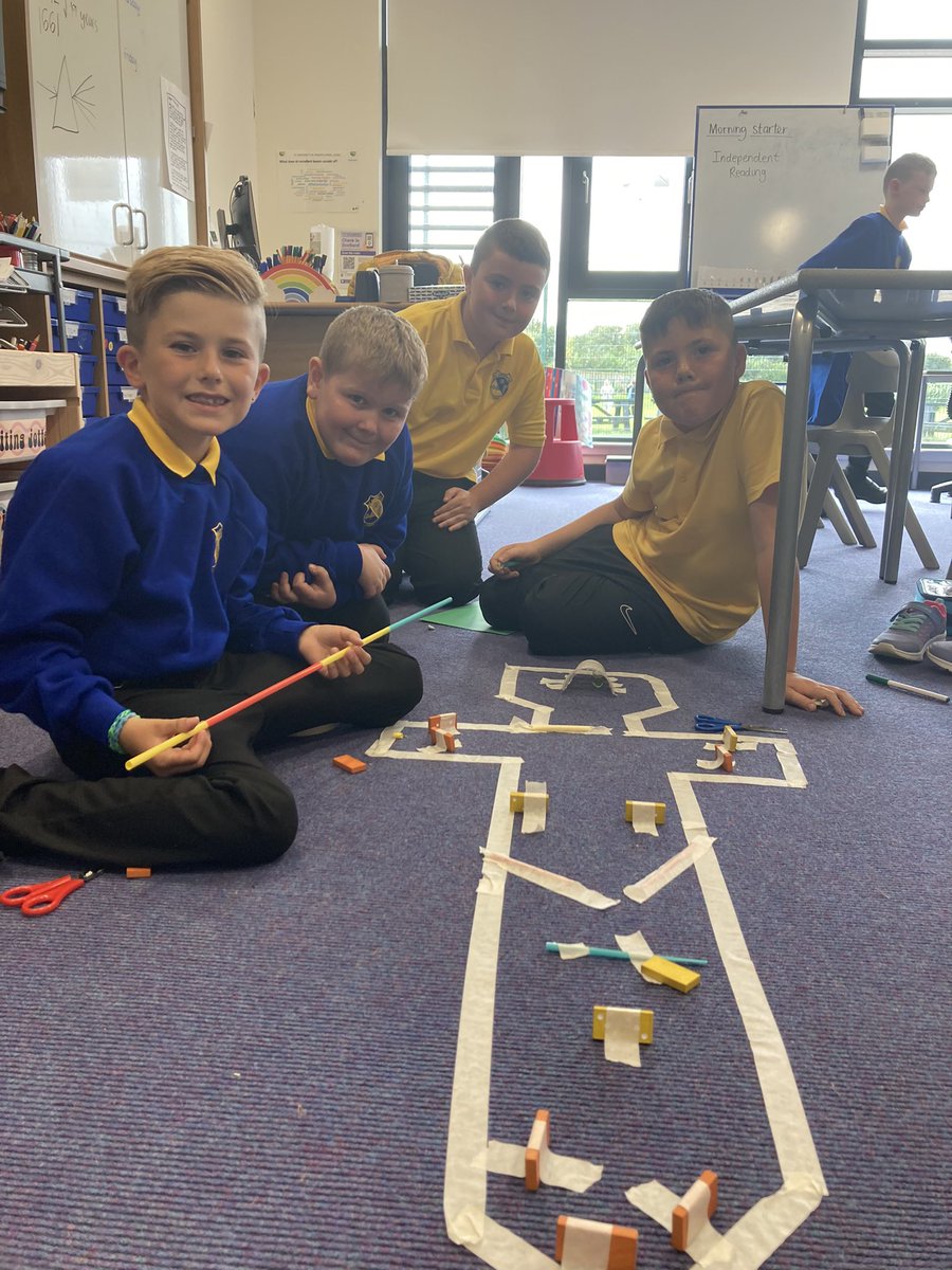 P5StMargarets's tweet photo. Inspired by @Mr_Minchin we had a go this afternoon at building our own mini golf courses. Some great STEM skills and playfulness which resulted in some very creative golf courses. So much fun! #bethebestwecanbe https://t.co/mJ6ESLbpeS