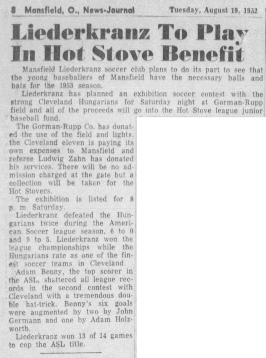 71 years ago today in Ohio:

<a href="/mansfield_sc/">Mansfield Liederkranz SC</a>