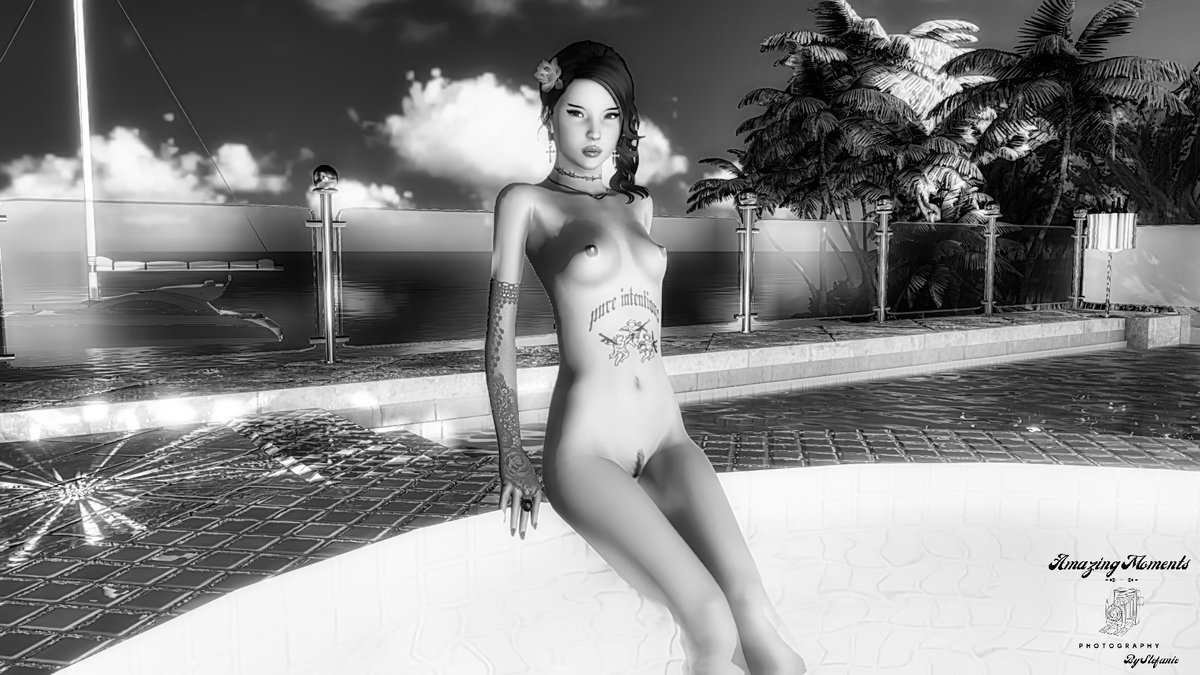 Stef3dx's tweet photo. And brilliant shooting at romantic beach - House Part 2 b-w #VirtualPhotography #3dxart @AndreaMarie77 @SabiMucAlmaty https://t.co/10Bh1MmEUy