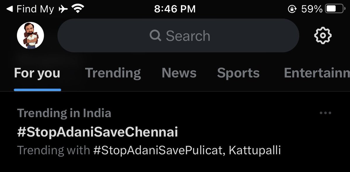 Trending now in India 🇮🇳#StopAdaniSaveChennai