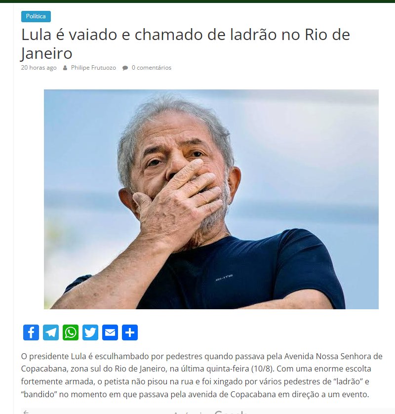 DamaDeFerroTV's tweet photo. Foi querer imitar o Bolsonaro e se deu mal. https://t.co/n51K0vjVEy