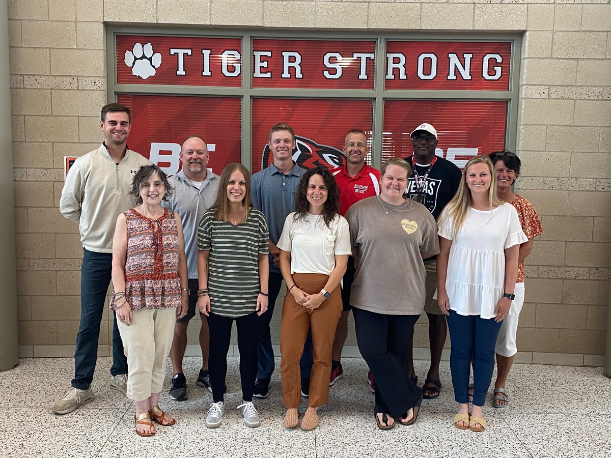 It has been a great 2 days getting to work with our new staff! We are excited to have you here at Belle Plaine Public Schools! Go Tigers! #BeRED