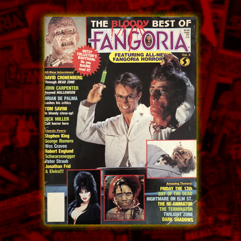 Barbara Crampton, Dennis Paoli &amp; Joe Lynch return to the world of Stuart Gordon’s Lovecraft in SUITABLE FLESH, &amp; we’ve got a subscriber-exclusive cover that kicks it back to the ‘80s (with a lil help from V/H/S/85)!

Get 25% off a new sub w the code 1985: bit.ly/FangoMag