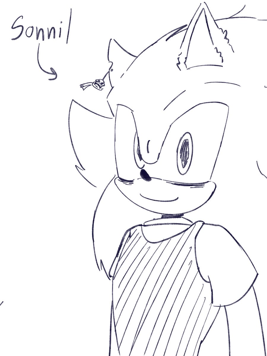 chi14s's tweet image. Hi everyone~this is my oc 😘  His name sonnil  

เริ่มง่วงอีกแล้ว
#oc #sonicoc