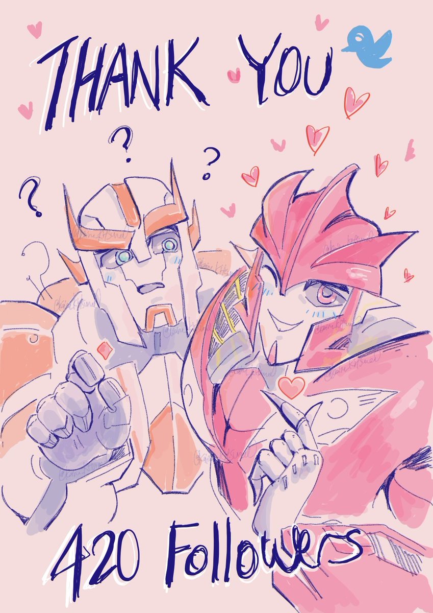 Thank you for helping me reach funny numbers 🙇🙇 💕💕

+++Tags+++
#TransformersPrime #tfpRatchet #tfpKnockout #kairukitsuneOart #doodles #Thankyoupost