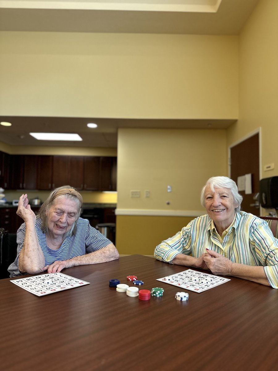 Bingo is important business around these parts for our BFF's.  Good times were had by all!  #trilogybff #BFF #trilogyliving